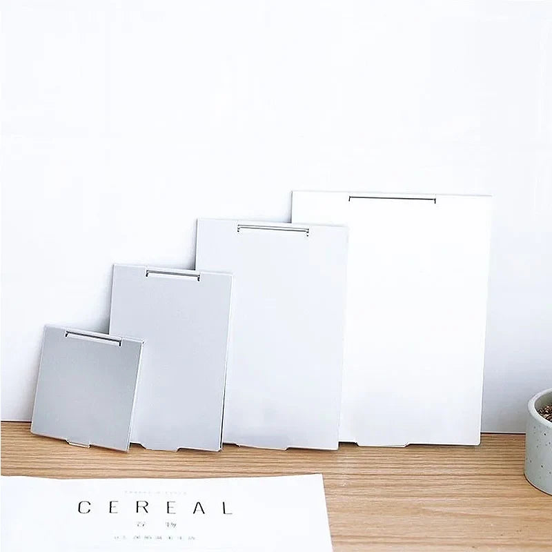 Blushimmer aluminum folding portable makeup mirror with compact, foldable design, ideal for on-the-go cosmetics and lash application.