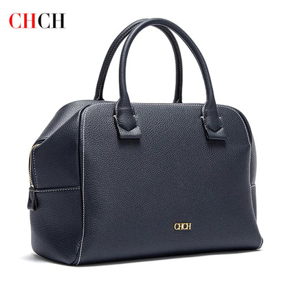 LPO women's deep blue crossbody pillow bag with wide strap, stylish and functional accessory for everyday use.