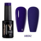 YOKEFELLOW 10ml translucent pink gel nail polish by Blushimmer, showing the high-quality soak-off UV gel with a smooth, glossy finish.