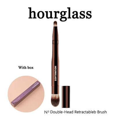 Blushimmer seamless finish angled concealer brush for face makeup, ideal for liquid and cream concealer application, precise coverage.