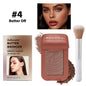Blushimmer bronzer makeup contour sticks for face, featuring matte shading and illuminating powders in a contouring palette.