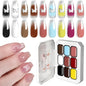 Blushimmer LIMEGIRL 7-in-1 nail gradient gel kit with long-lasting hybrid nail polish, featuring high-texture gradient colors for salon art.