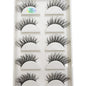 Set of 15 Blushimmer 3D false eyelashes with natural, wispy faux mink design, soft and thick for dramatic eye makeup.