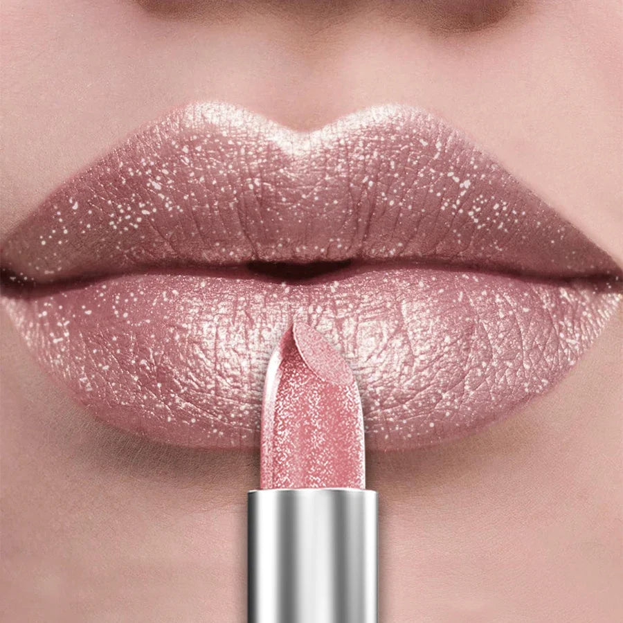 Blushimmer 21Colors glitter metallic lipstick and lip tint set featuring shiny pearlescent, long-lasting matte lip makeup.