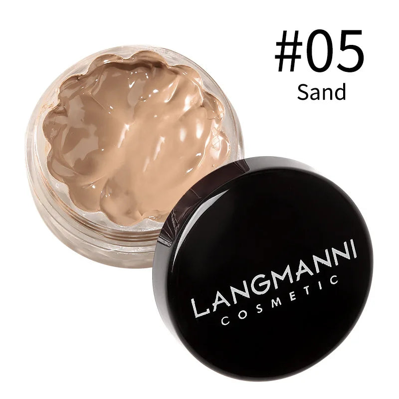 Blushimmer full coverage liquid concealer and waterproof foundation for dark circles, acne, with a natural matte finish.
