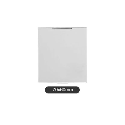 Blushimmer aluminum folding portable makeup mirror with compact, foldable design for on-the-go cosmetic application.