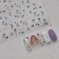 Blushimmer Dream Flower Window Shell Nail Art Stickers with Japanese flower design and self-adhesive press-on nail decals