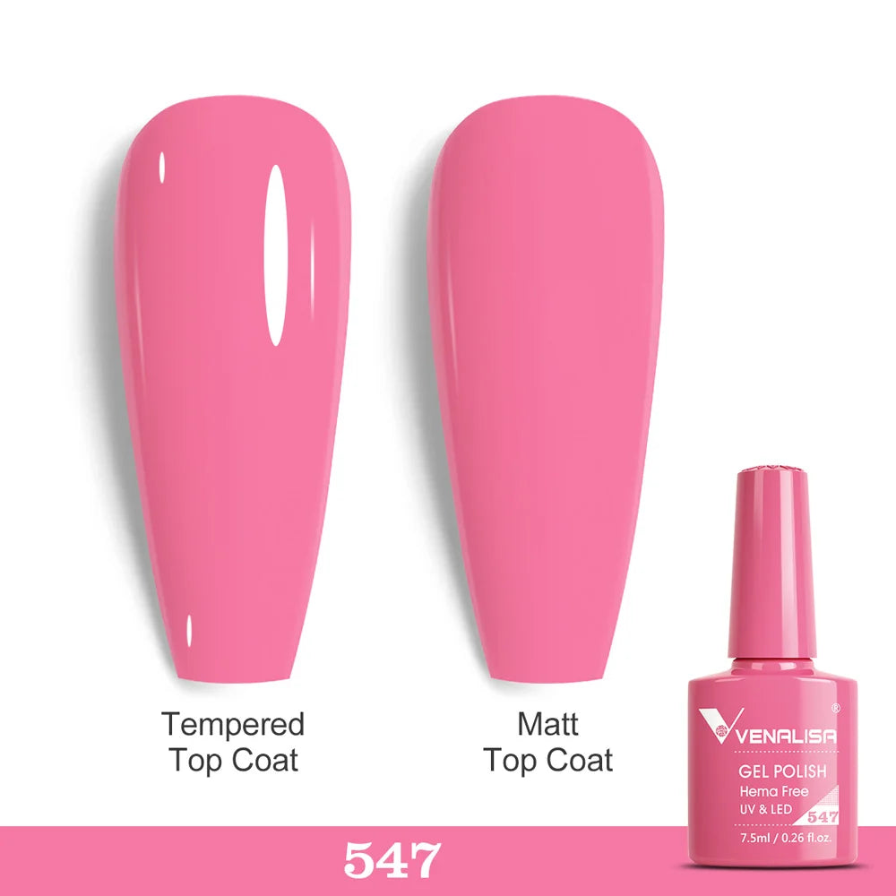 Bright neon color gel polish by Blushimmer with UV LED fluorescence, perfect for summer nail art and salon manicure.