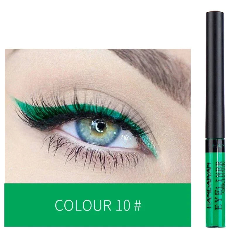 Blushimmer waterproof liquid eyeliner pen with vibrant, long-lasting color for precise eye lining and definition.