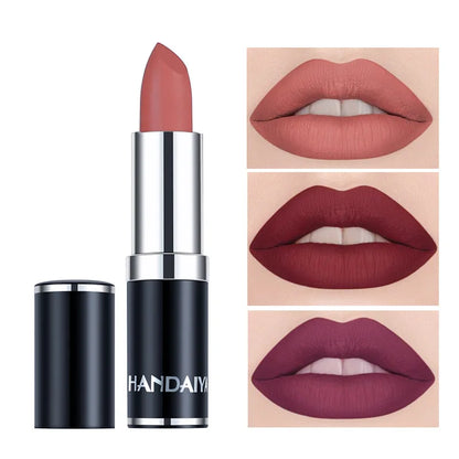 Blushimmer Handaiyan 12-color matte velvet lipstick set with waterproof, long-lasting, non-stick cup and vibrant color options.