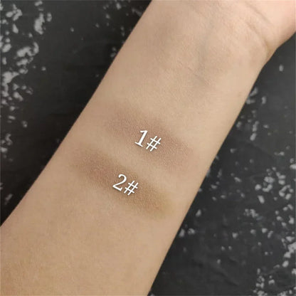 Blushimmer facial concealer contour palette with shadow powders, bronzer, and nose contour for 3D makeup effects
