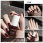 Blushimmer 8ml matte waterproof nail polish with glitter sequins, quick-dry UV varnish for nail art, no lamp needed