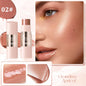 Blushimmer multi-use cream blush stick for eyes, lips, and cheeks, with smooth, blendable, waterproof, and nourishing formula.