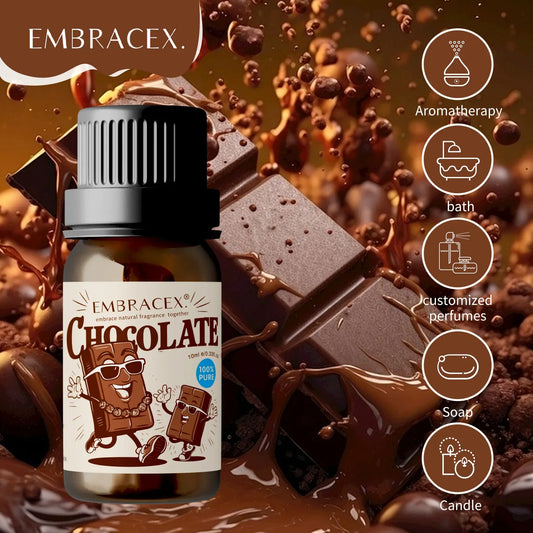 Blushimmer 10ml chocolate perfume essential oil bottle with sweet fragrance for aromatherapy and gifting, featuring a sleek design.