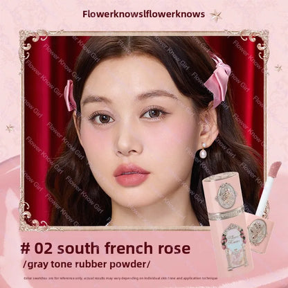 Blushimmer Flower Knows Strawberry Cupid liquid blush 7g with silky, cream skin-like finish and lightweight, adhesive texture.