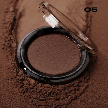 Blushimmer professional matte contour powder palette with bronzer and highlighter for 3D face shaping makeup.