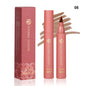 Blushimmer Lip Tint Pen with 6 matte water lipstick shades, featuring a smooth, long-lasting lip stain and non-stick cup.