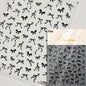 French leopard print bowknot lace ribbon with rhinestones and pearls, perfect for manicure nail art decoration and decals.