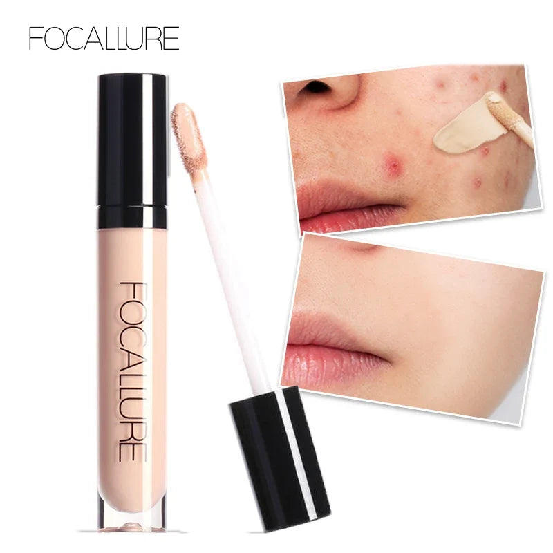 Wholesale FOCALLURE face concealer by Blushimmer featuring 7 color waterproof full coverage liquid foundation makeup.