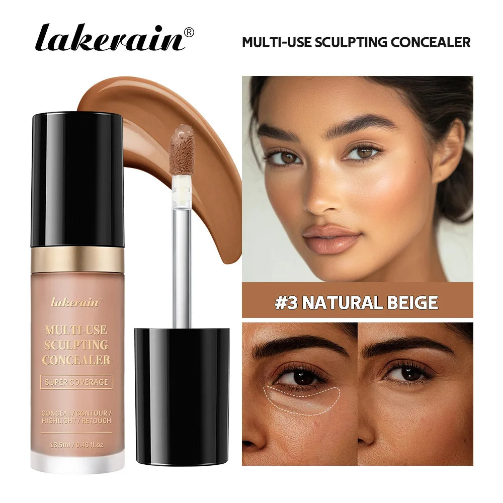 Blushimmer Lakerain waterproof concealer and foundation in five shades, matte high coverage for acne scars and dark circles.