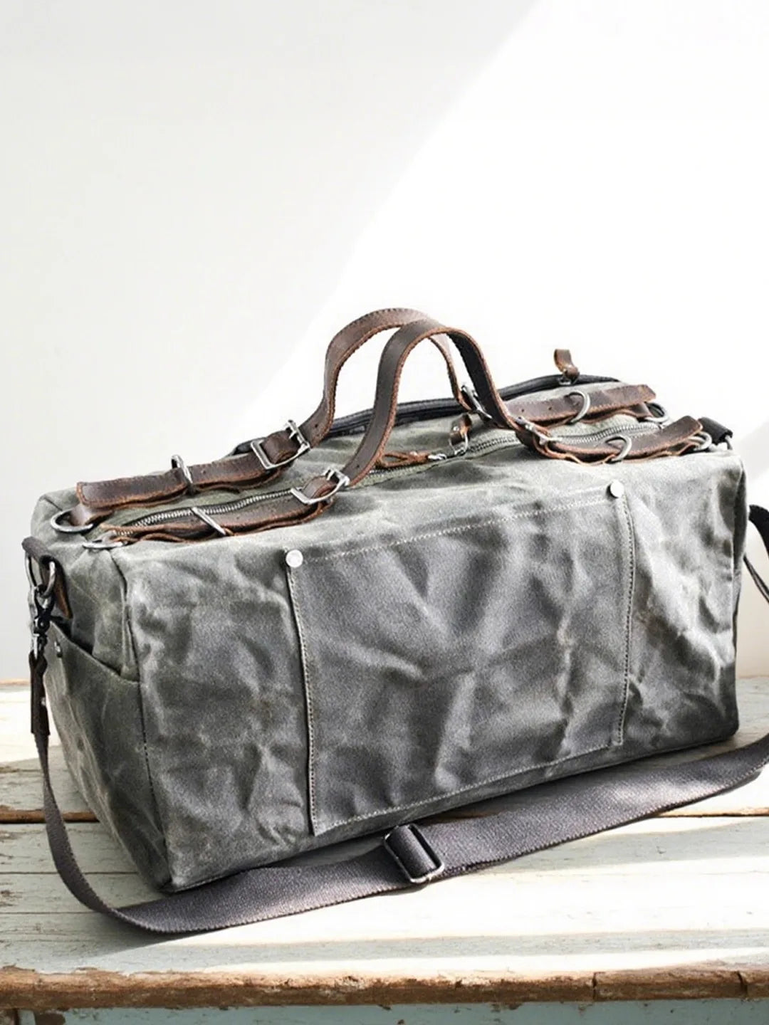 MUCHUAN Retro Canvas Travel Bag Large Capaci Lage Handbag Single oulder Crossbody Bag for Men Youth Travel Bag