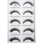 Set of five 3D mink false eyelashes by Blushimmer, natural-looking, lightweight eyelash extensions for makeup and beauty use.