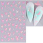 Elegant Butterfly Nail Manicure Stickers Blue Butterflies Leopard Retro Flowers Adhesive Decal Wedding Charm Manicure Tips