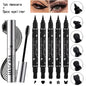 Blushimmer Dragon Ranee double-head star seal waterproof eyeliner with plum accents for precise, smudge-proof eye definition.