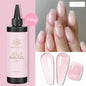 Blushimmer Born Pretty 250g milky white jelly nude gel nail polish refill, translucent semi-permanent soak-off UV gel, clear finish