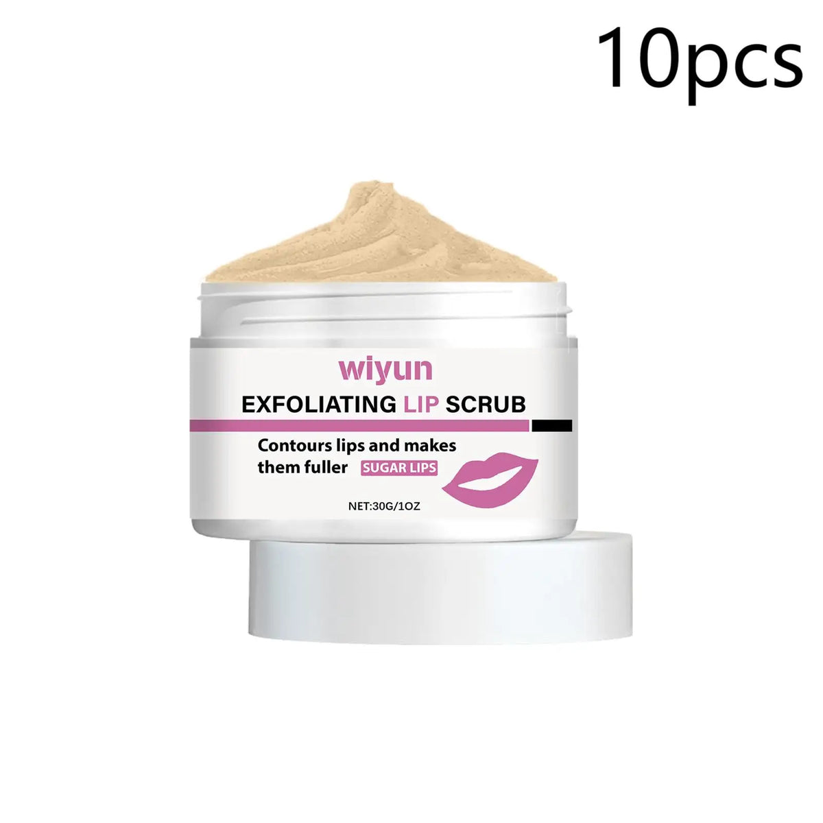 Blushimmer gentle lip scrub with sugar exfoliates and moisturizes, leaving lips soft, smooth, and hydrated.