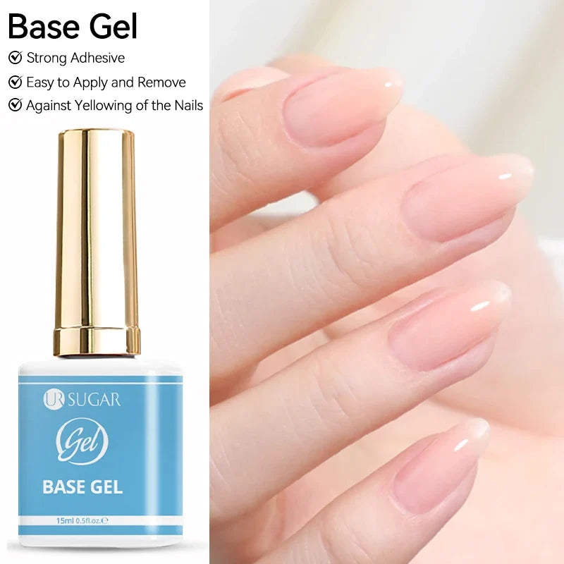 Blushimmer UR SUGAR 15ml jelly milky white translucent gel polish for UV nail art and semi-permanent soak-off gel varnish.