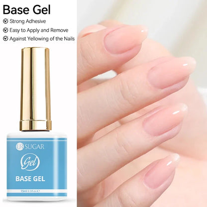 Blushimmer UR SUGAR 15ml jelly milky white translucent gel polish for UV nail art and semi-permanent soak-off gel varnish.