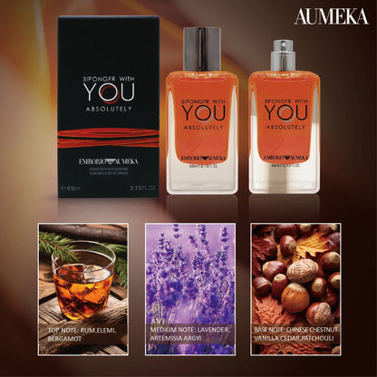 Blushimmer AUMEKA men's luxury perfume spray with woody scent, 65ml, original Arabes parfum pour homme, Eau de Toilette, gift-ready