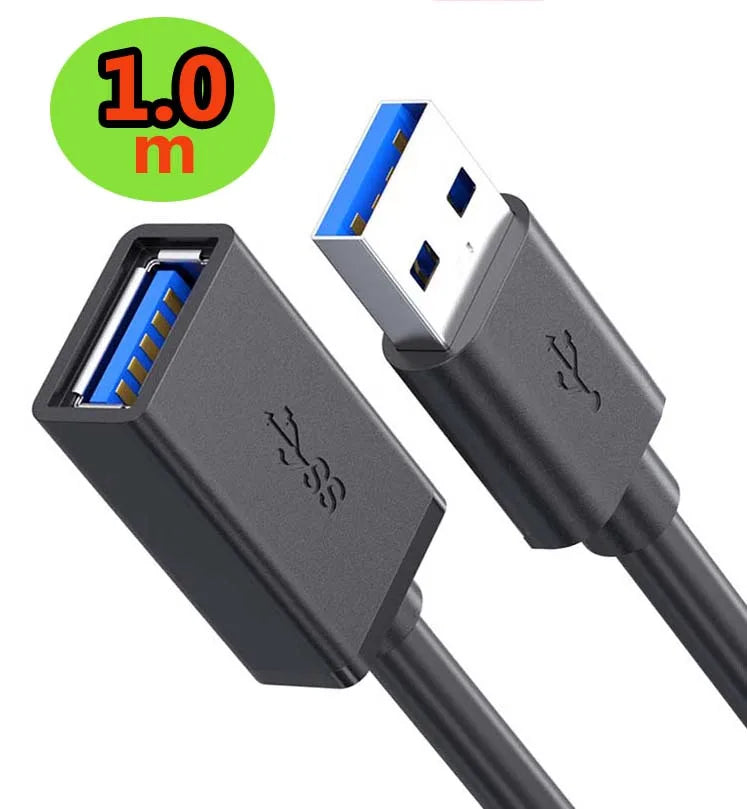 USB 3.0 Extension cable Short Super Speed USB 3.0 cord Extension USB 3.0 A male to A female 0.3M up to 5Gbps for Macs Windows