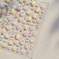 Dream Flower Shell Light Nail Art Stickers by Blushimmer, self-adhesive Japanese floral decals for decorative press-on nails.
