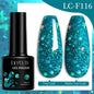 LILYCUTE 7ML colorful gel nail polish by Blushimmer, featuring vibrant shades for long-lasting manicures and nail art.