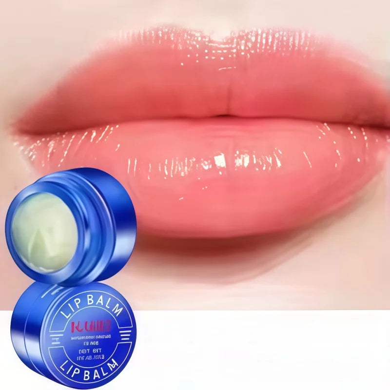 Blushimmer whitening lip balm with moisturizing, exfoliating, and repair properties for chapped lips, Korean beauty lip care product