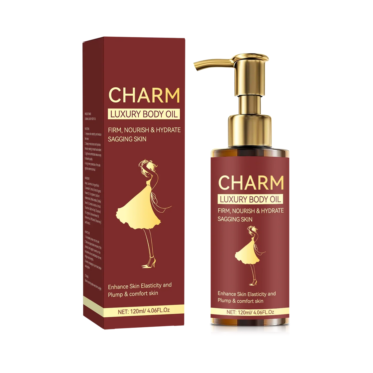 Tightening Body Oil Lightening Improve Dry Brightening  Nourishing Lifting Firming Smooth Anti Cellulite Skin Care Massage Care