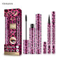 YANQINA Liquid Eyeliner Pencil 4D Waterproof Mascara Set Cosmetics Eye Liner Thick Curling Mascara Eyebrow Pencil Eyes Makeup