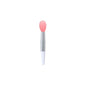 Set of 10 Blushimmer silicone lip and eye makeup brushes, mini portable lipstick and mask applicators with transparent design.