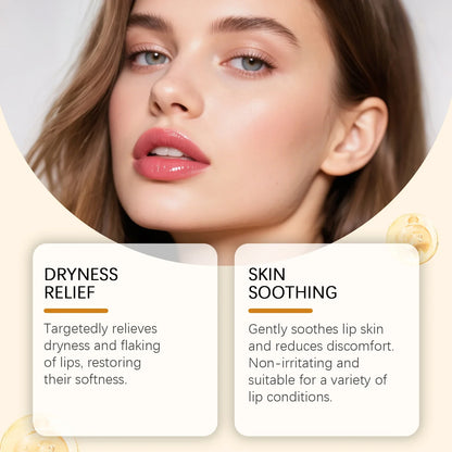 Blushimmer turmeric lemon lip balm with moisturizing, soothing formula and hydrating non-sticky texture for soft lips.