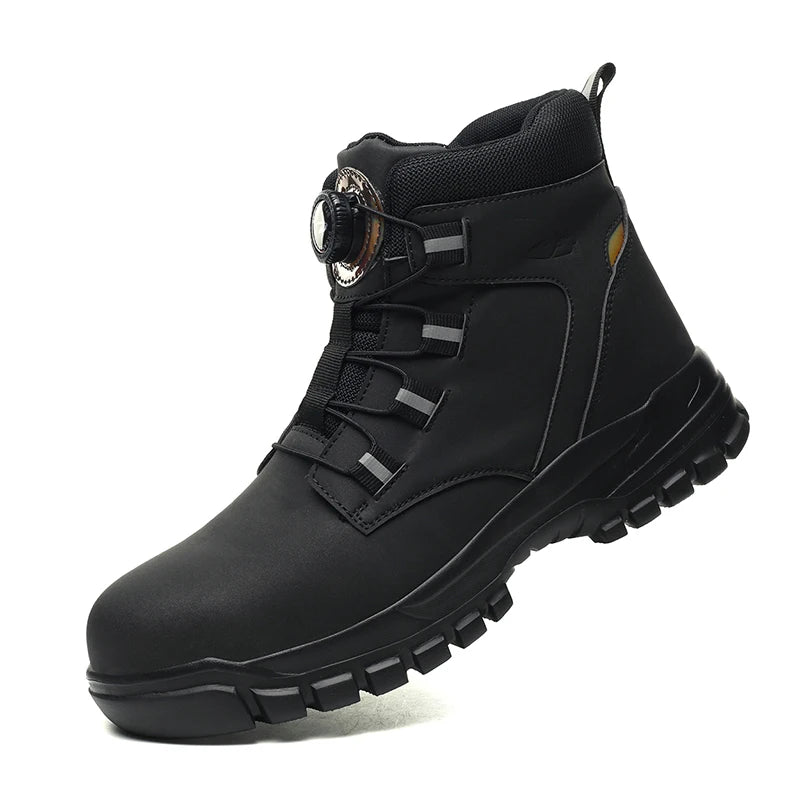 Steel Toe Shoes for Men Women Lightweight Anti-smash Steel Toe Sneakers Indestructible Work Boots Construction Safety Shoes