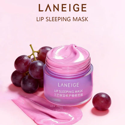 Blushimmer Laneige Lip Sleeping Mask 20g with gel-cream texture, hydrating nighttime lip care for soft, smooth lips.