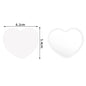 Small heart-shaped portable mirror by Blushimmer, ideal for wedding bridesmaids, salons, or personalized gift ideas.