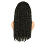 Selvanelle Burmese curly human hair wig with 13x4 lace frontal, natural color, 30-40 inch length, 220% density, HD lace front.