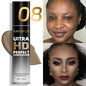 Blushimmer 8-color face foundation cream set with oil-control matte concealer and waterproof liquid full coverage nude base makeup