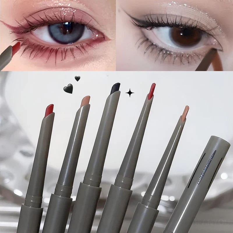 Blushimmer silky long-lasting wine red eye liner pencil with waterproof, matte finish and easy-to-apply eye makeup design.