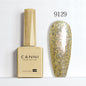 Blushimmer CANNI Hema Free Nail Gel Polish Fall Color Collection with semi-permanent diamond long wear top coat in red and nude shades.
