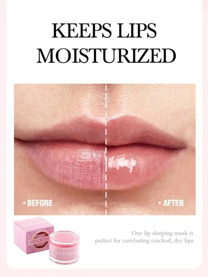 Blushimmer Handaiyan 2-in-1 lip scrub balm with sugar exfoliator, moisturizer, and repair mask for hydrating lip care.