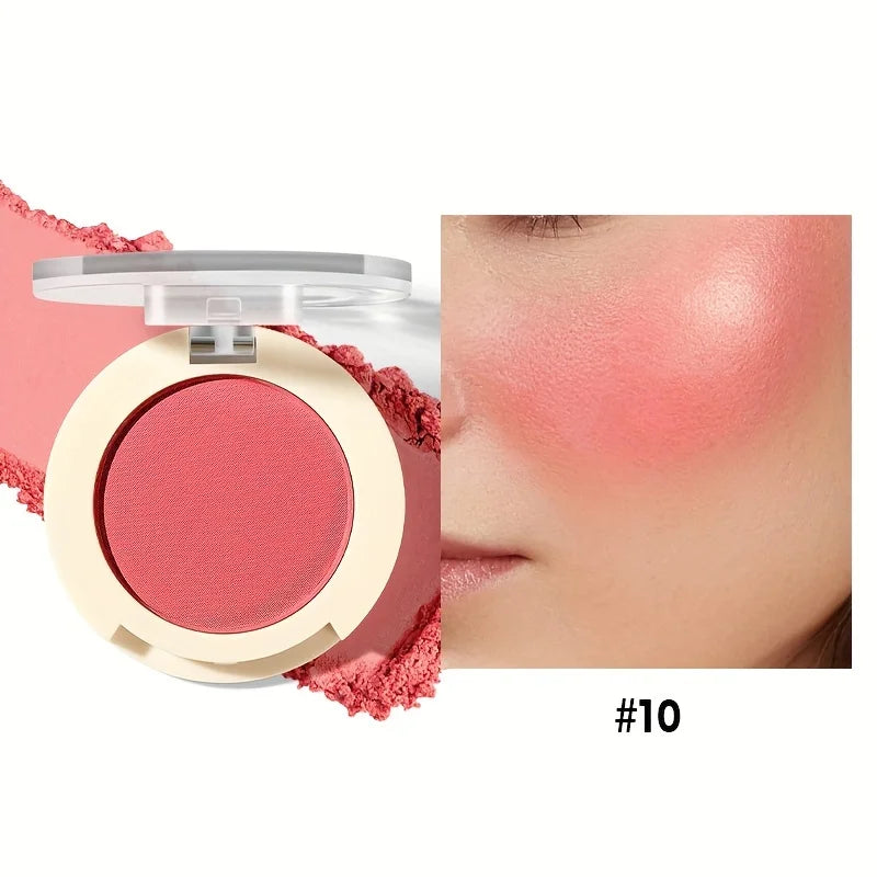 Pearlescent Blush by Blushimmer, long-lasting waterproof facial blusher powder with brightening and natural rosy finish.